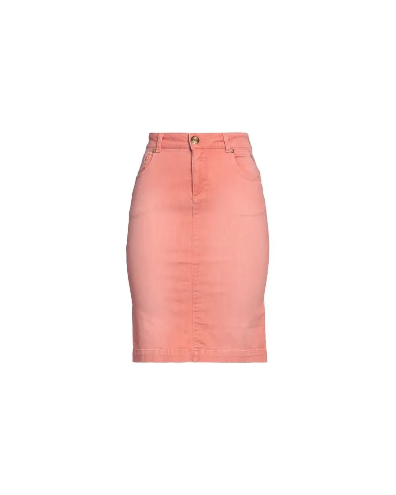 MARANI JEANS HOSEN & RÖCKE - Jeansröckeauf YOOX.COM Lachs