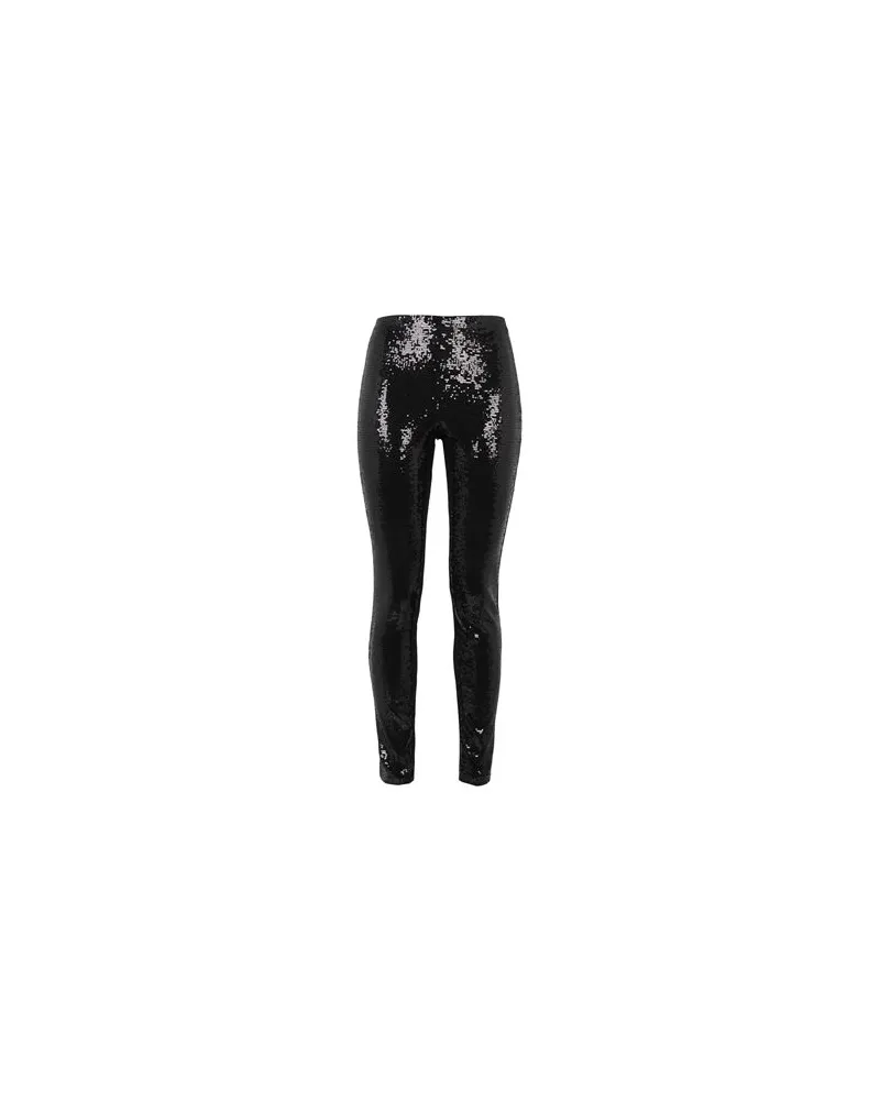 Karl Lagerfeld SEQUIN LEGGINGS   - HOSEN & RÖCKE - Hosenauf YOOX.COM Schwarz