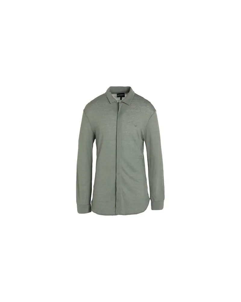 Emporio Armani TOPS - Hemdenauf YOOX.COM Militärgrün