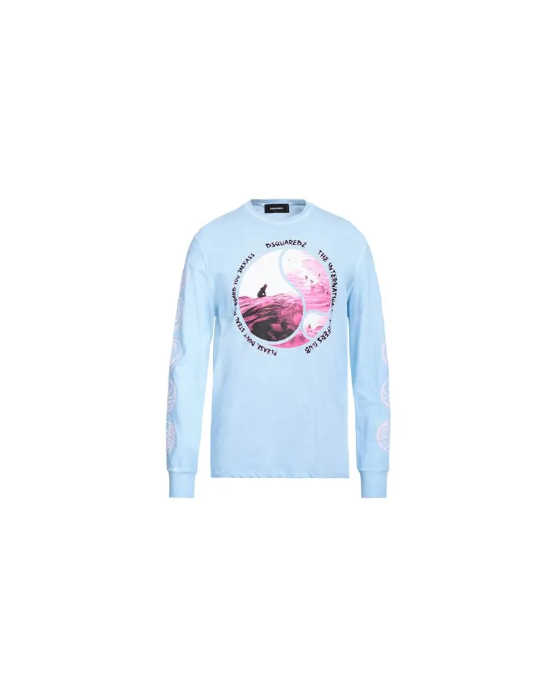 Dsquared2 TOPS - T-shirtsauf YOOX.COM Himmelblau