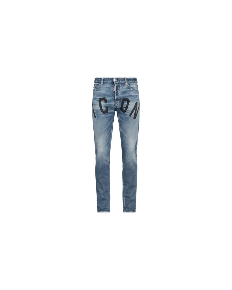 Dsquared2 ICON - HOSEN & RÖCKE - Jeanshosenauf YOOX.COM Blau