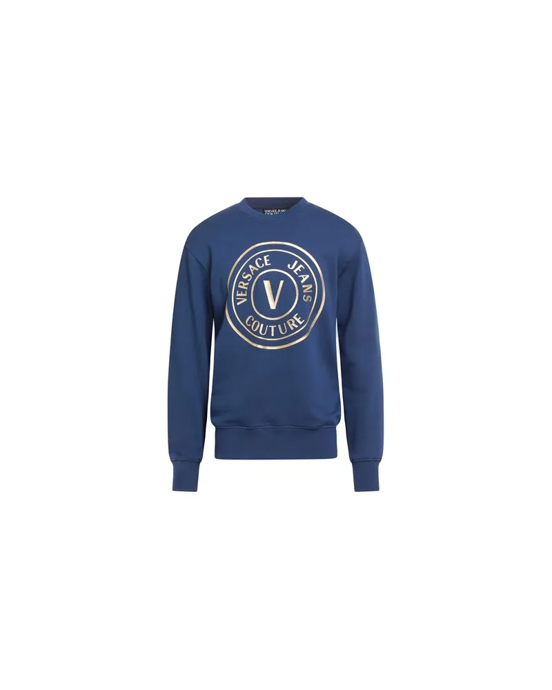 Versace Jeans TOPS - Sweatshirtsauf YOOX.COM Marineblau