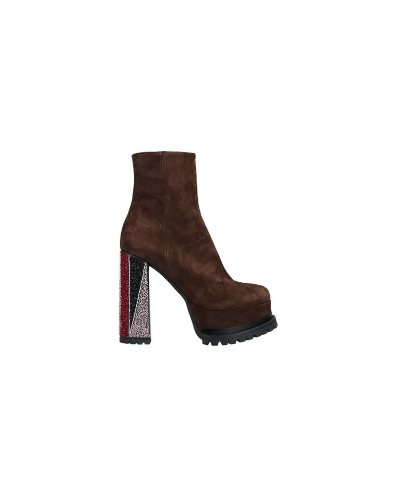 Haus Of Honey SCHUHE - Stiefelettenauf YOOX.COM Dunkelbraun