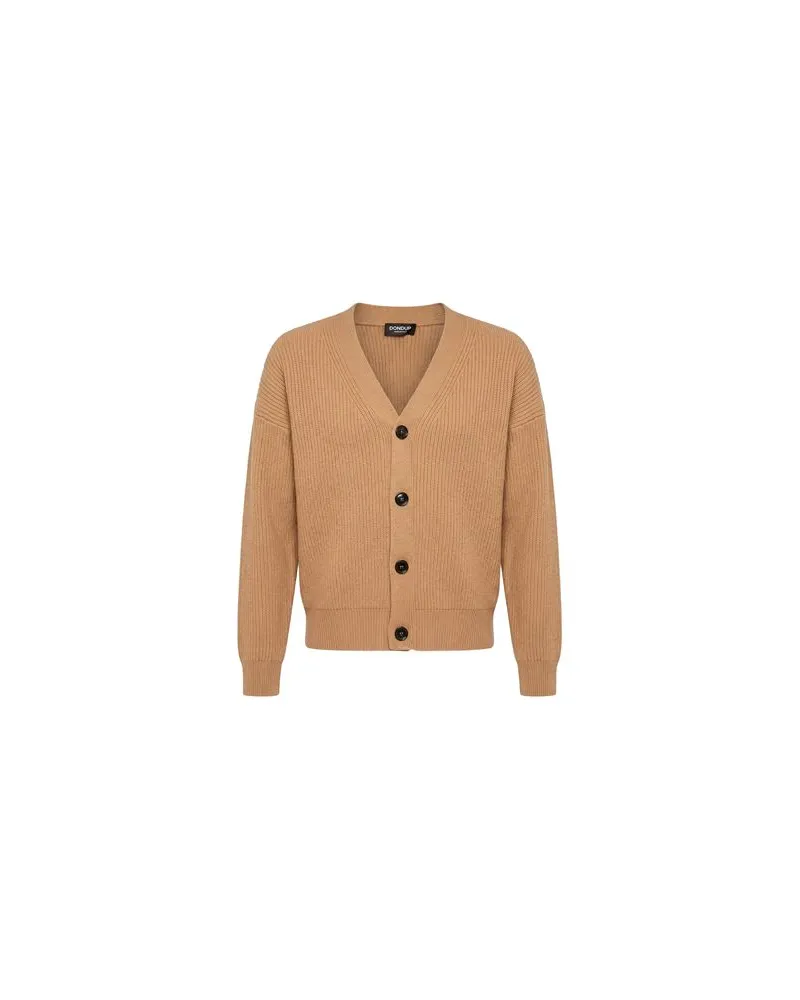 Dondup STRICKWAREN - Strickjackenauf YOOX.COM Sand