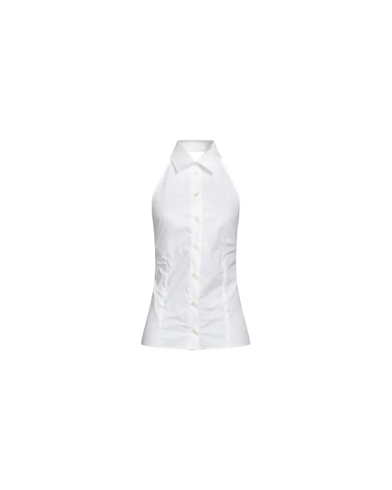 MSGM TOPS - Hemdenauf YOOX.COM Weiß