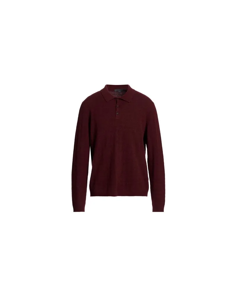 John Varvatos STRICKWAREN - Pulloverauf YOOX.COM Bordeaux