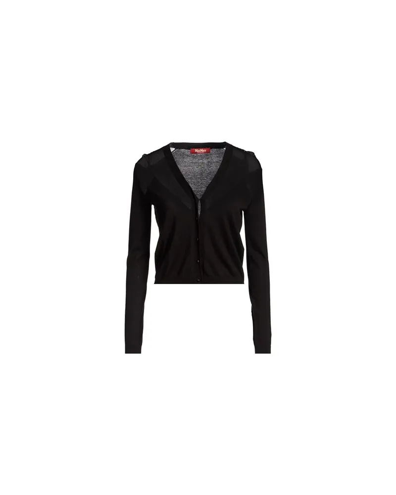 Max Mara STRICKWAREN - Strickjackenauf YOOX.COM Schwarz