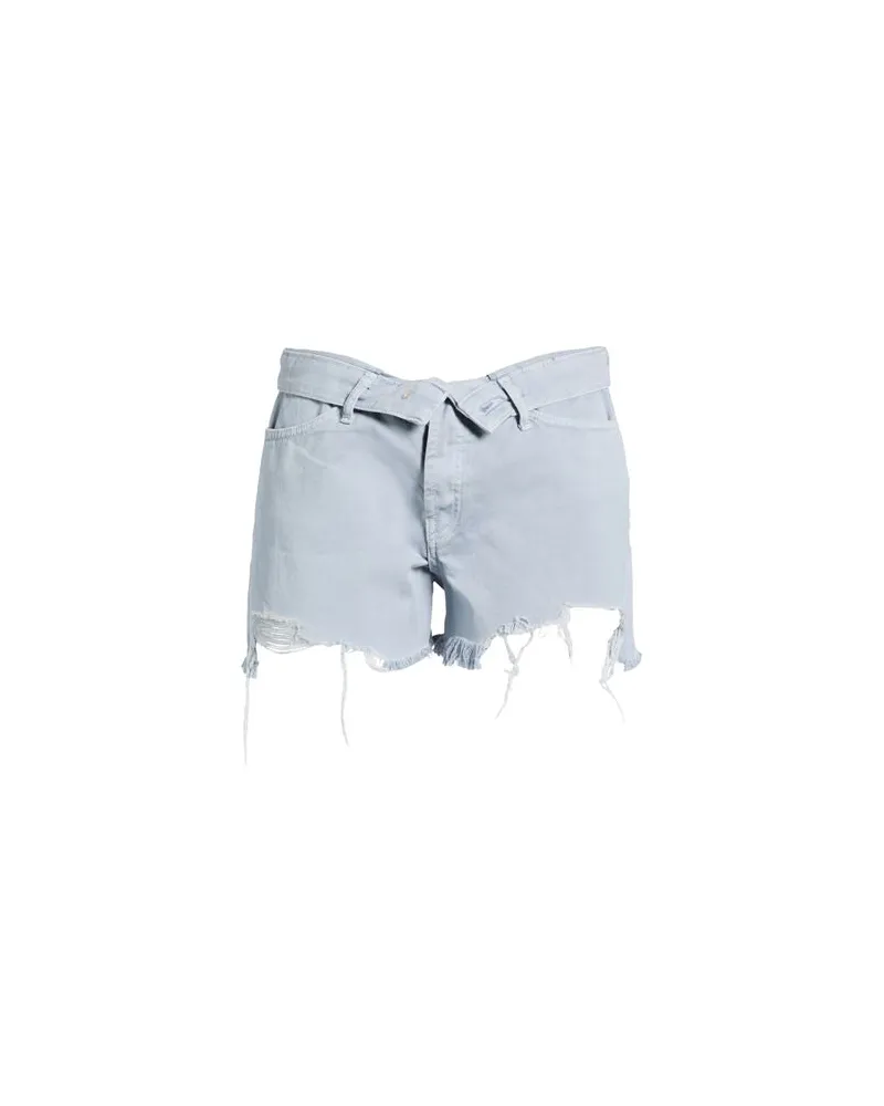 HINNOMINATE HOSEN & RÖCKE - Jeansshortsauf YOOX.COM Grau