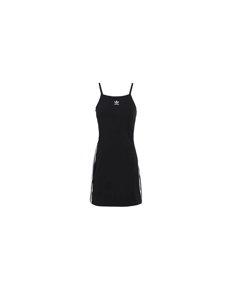 adidas 3 S DRESS MINI  - KLEIDER - Mini-Kleiderauf YOOX.COM Schwarz