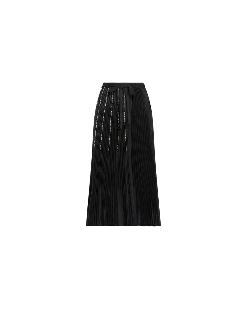 TELA HOSEN & RÖCKE - Midi-Röckeauf YOOX.COM Schwarz