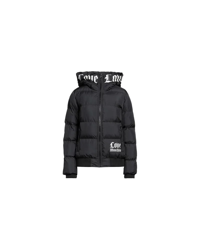 Moschino JACKEN & MÄNTEL - Pufferjacken & Daunenjackenauf YOOX.COM Schwarz