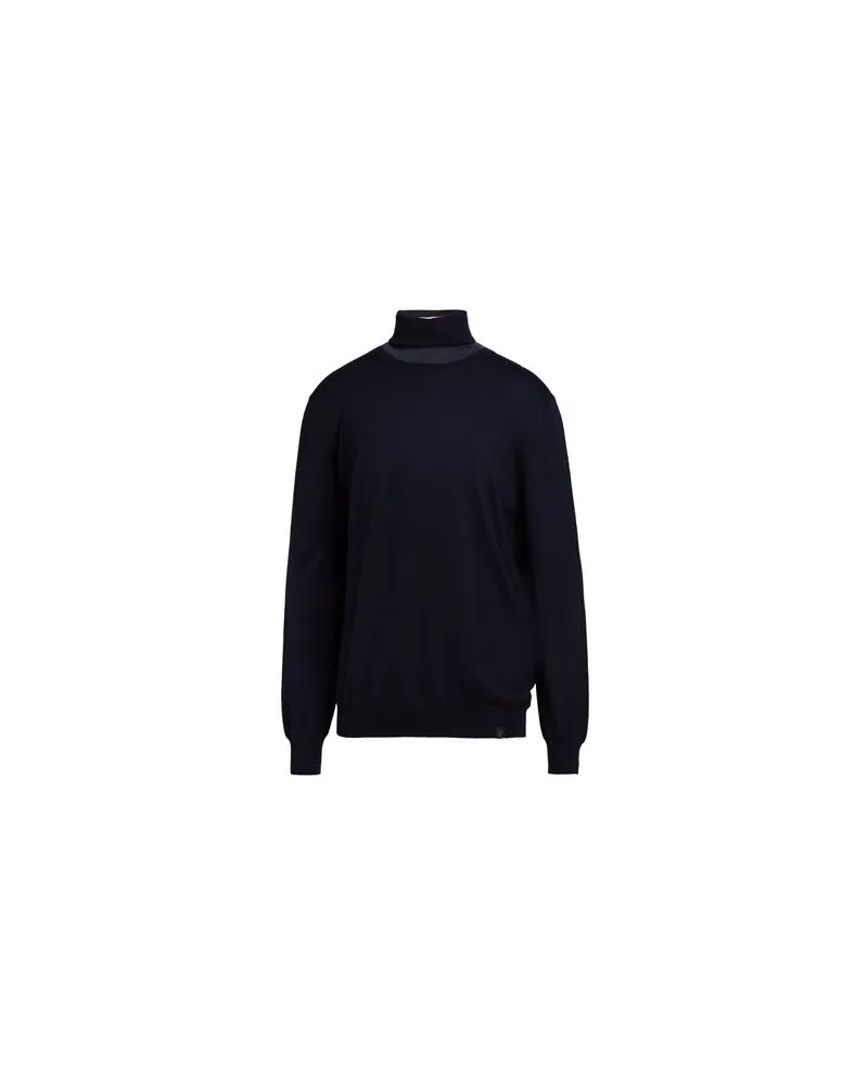 Fay STRICKWAREN - Rollkragenpulloverauf YOOX.COM Marineblau