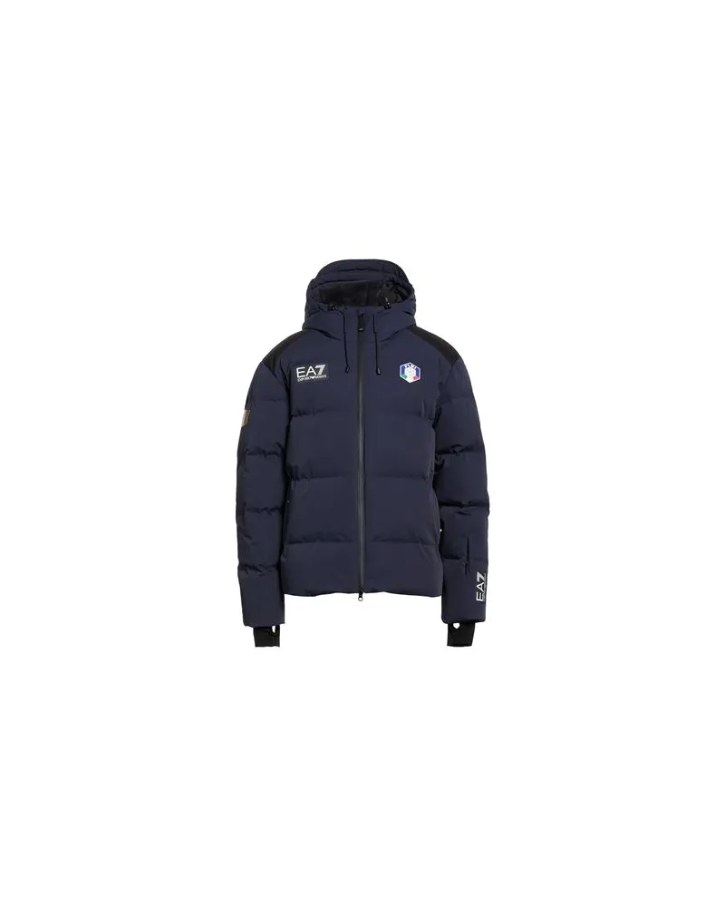 EA7 JACKEN & MÄNTEL - Pufferjacken & Daunenjackenauf YOOX.COM Marineblau
