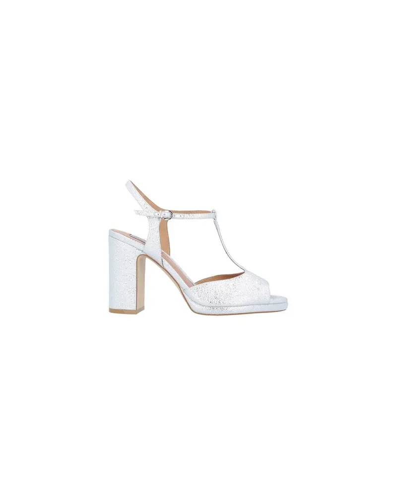 Luciano Barachini SCHUHE - Sandalenauf YOOX.COM Silber