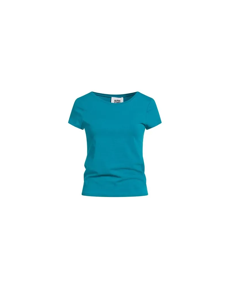 Alpha Studio TOPS - T-shirtsauf YOOX.COM Tūrkis