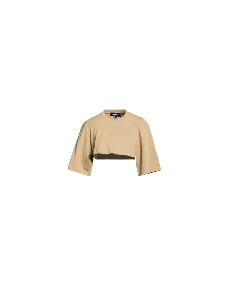 Dsquared2 TOPS - T-shirtsauf YOOX.COM Khaki