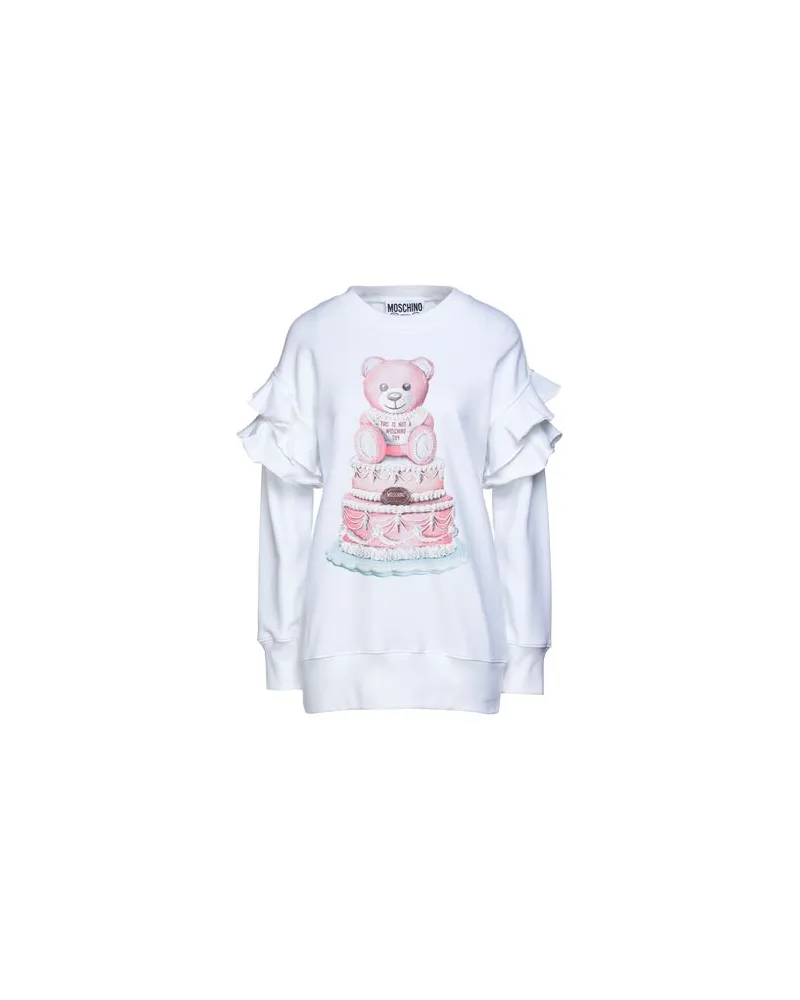 Moschino TOPS - Sweatshirtsauf YOOX.COM Weiß