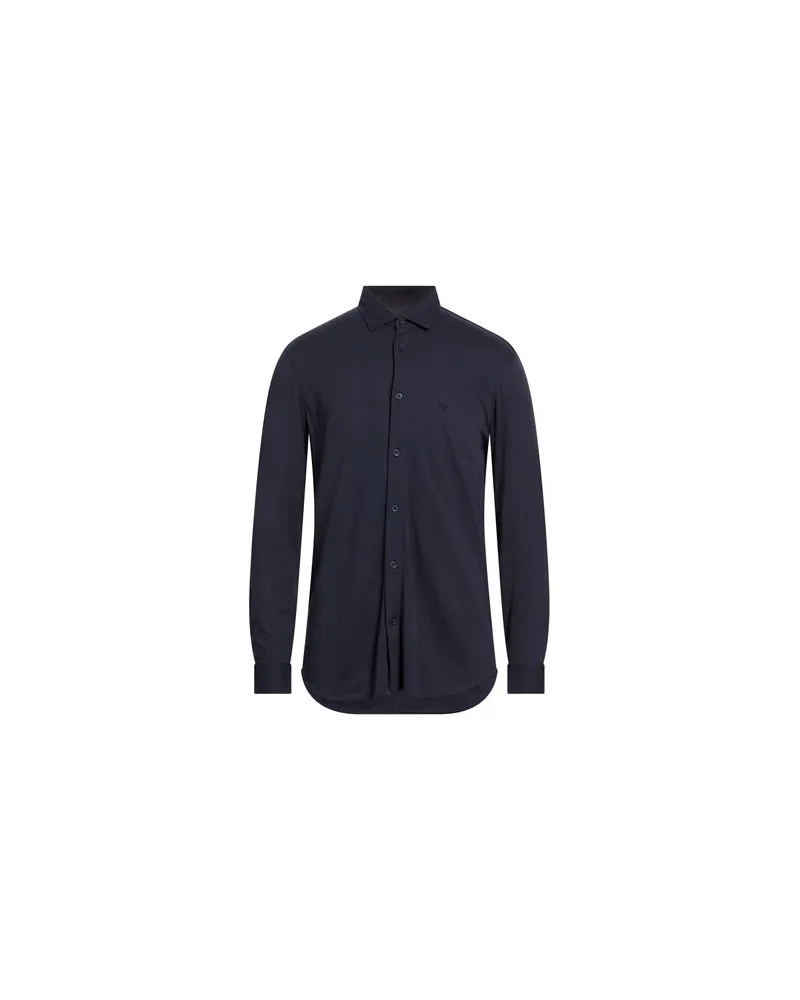 Armani Exchange TOPS - Hemdenauf YOOX.COM Marineblau