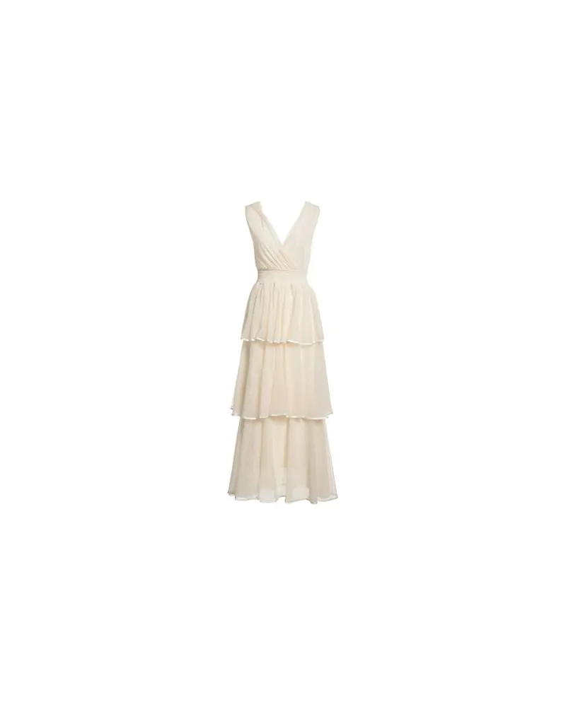 Soallure KLEIDER - Maxi-Kleiderauf YOOX.COM Elfenbein