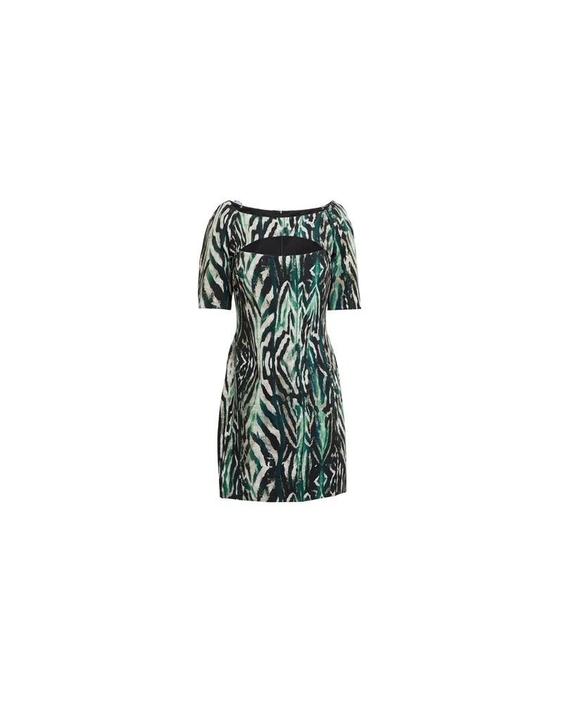 Just Cavalli KLEIDER - Mini-Kleiderauf YOOX.COM Dunkelgrün