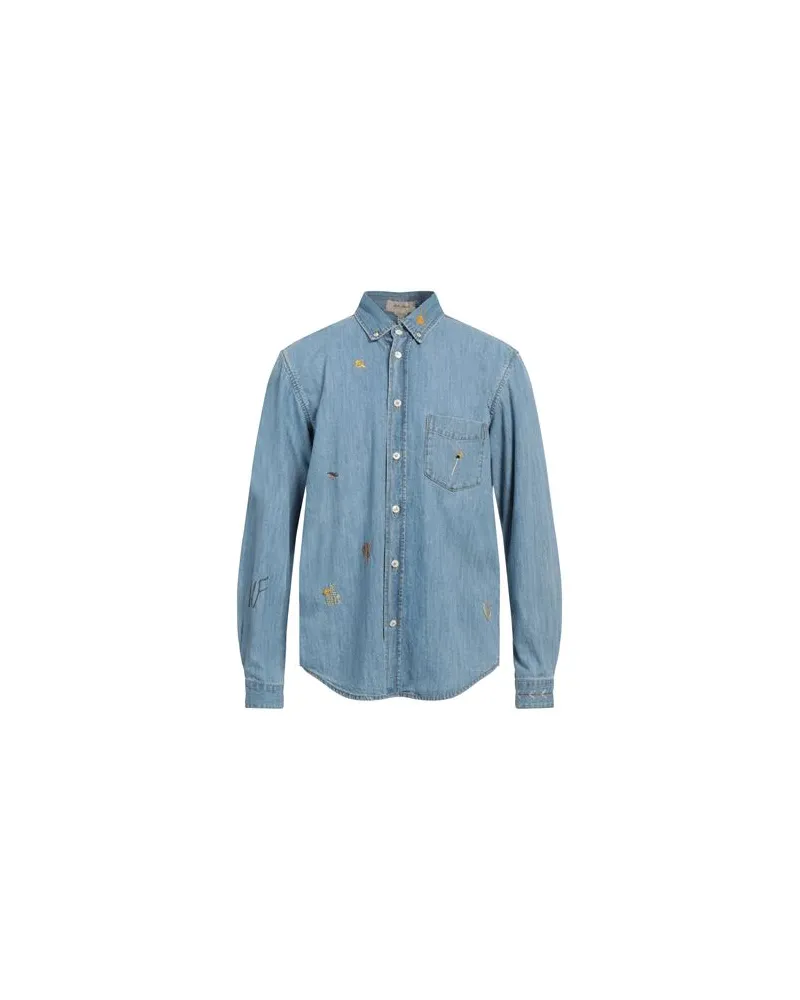 Nick Fouquet TOPS - Jeanshemdenauf YOOX.COM Blau