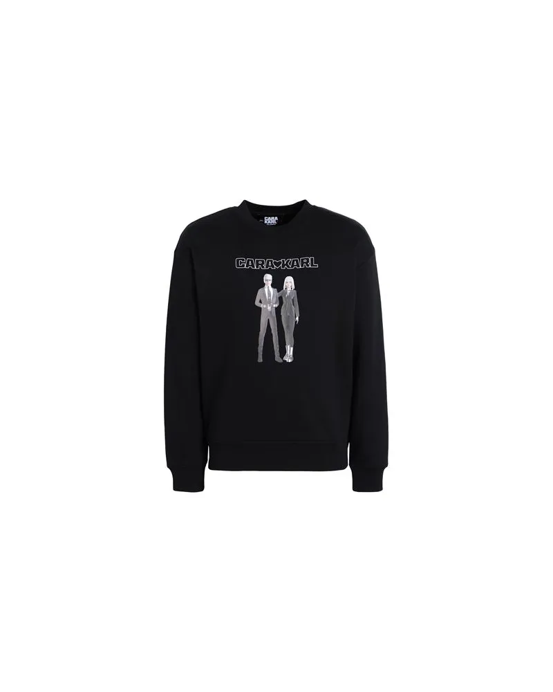 Karl Lagerfeld CARA LOVES KARL  - TOPS - Sweatshirtsauf YOOX.COM Schwarz