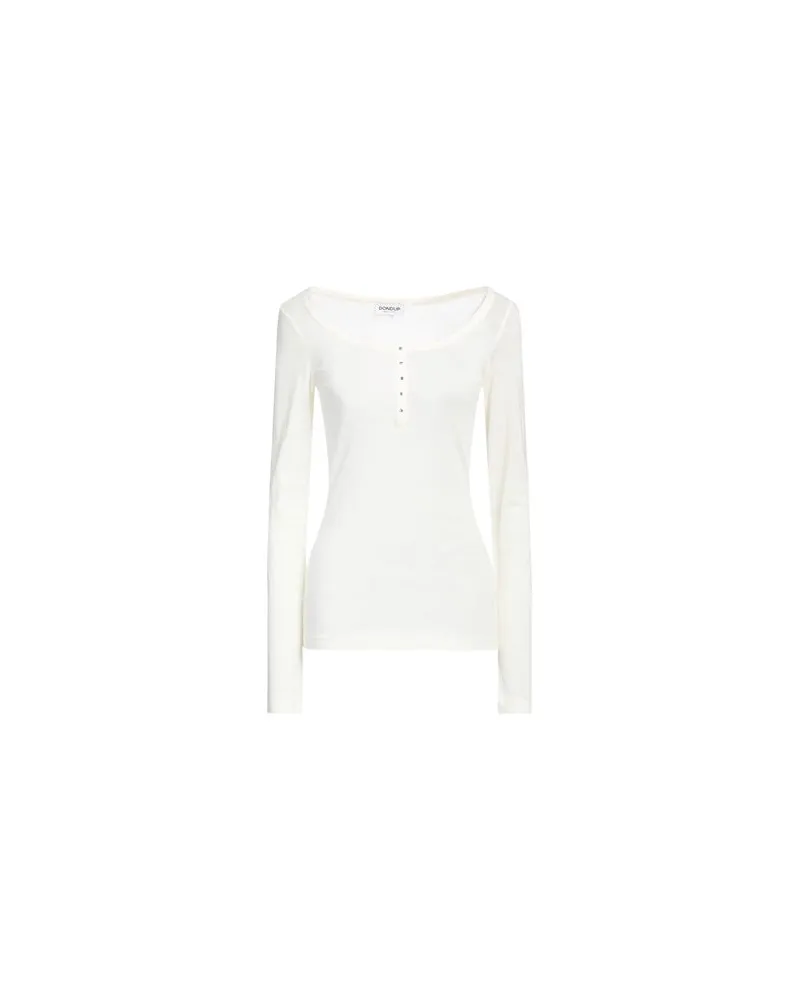 Dondup TOPS - T-shirtsauf YOOX.COM Cremeweiß