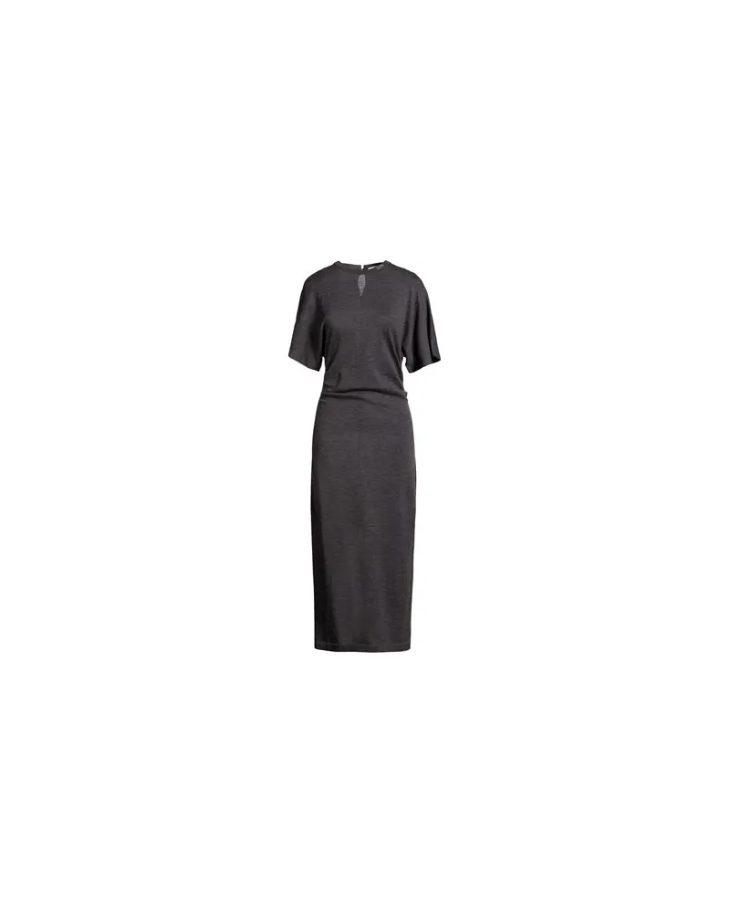 Brunello Cucinelli KLEIDER - Midi-Kleiderauf YOOX.COM Braungrau
