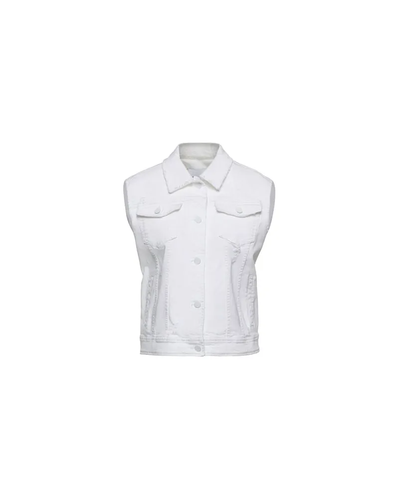 Iceberg JACKEN & MÄNTEL - Jeansjacken/Mäntelauf YOOX.COM Weiß