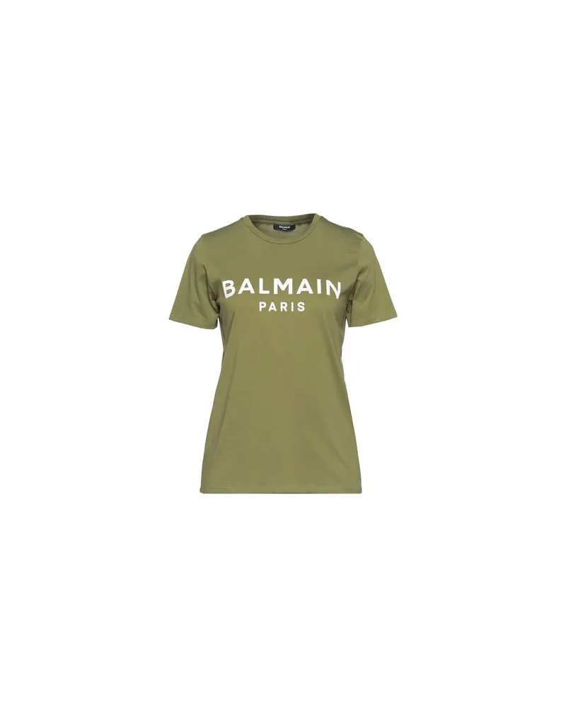 Balmain TOPS - T-shirtsauf YOOX.COM Militärgrün
