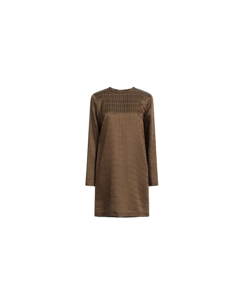 ALYSI KLEIDER - Mini-Kleiderauf YOOX.COM Braun