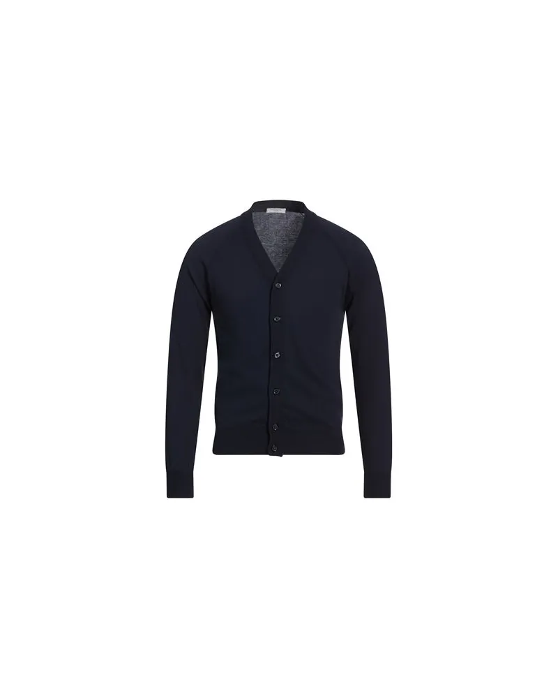 Paolo Pecora Milano STRICKWAREN - Strickjackenauf YOOX.COM Nachtblau