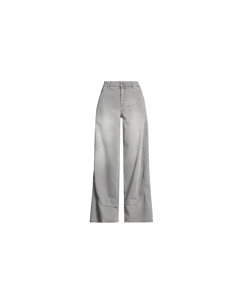 Ermanno Scervino HOSEN & RÖCKE - Jeanshosenauf YOOX.COM Grau