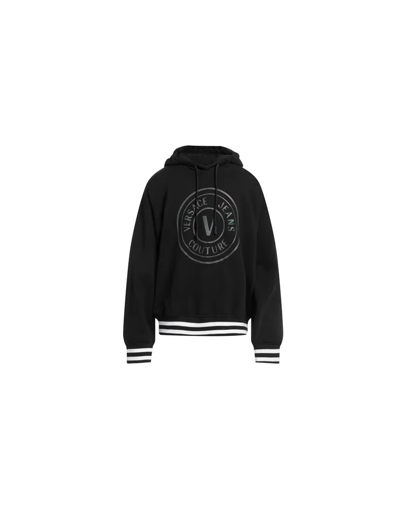 Versace Jeans TOPS - Sweatshirtsauf YOOX.COM Schwarz