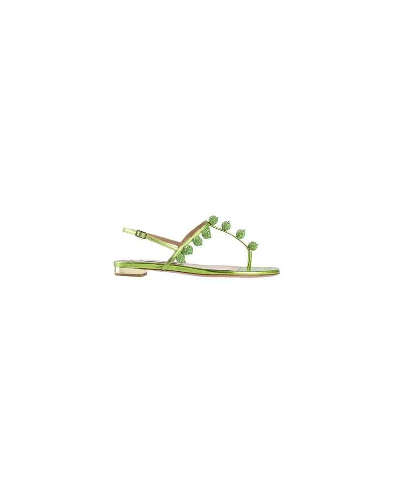Aquazzura SCHUHE - Zehentrennerauf YOOX.COM Grün