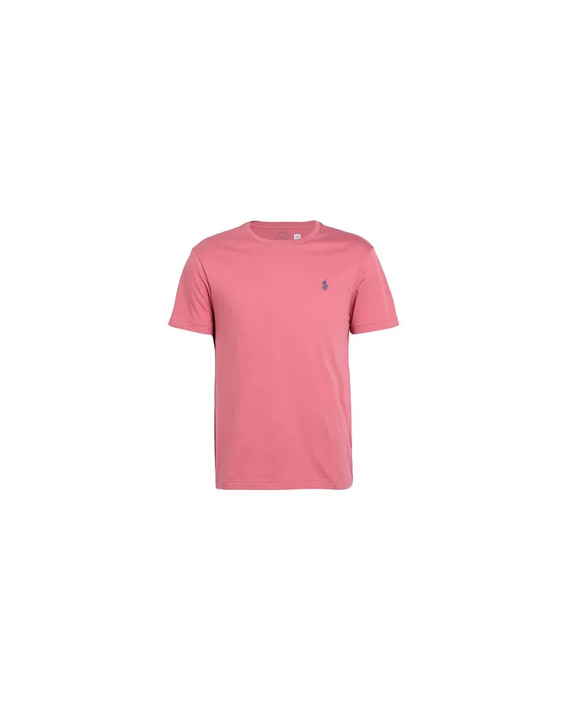 Ralph Lauren CUSTOM SLIM FIT JERSEY CREWNECK T-SHIRT  - TOPS - T-shirtsauf YOOX.COM Antikrosa