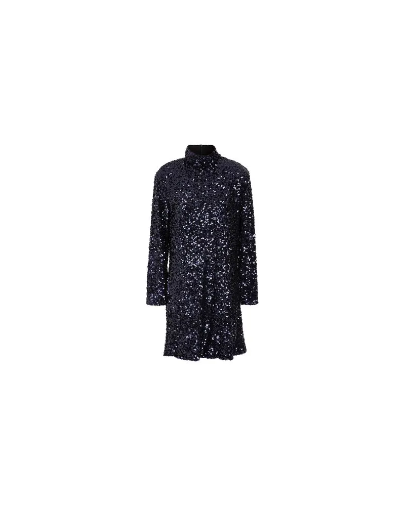8 by Yoox SEQUIN ROLL-NECK MINI DRESS - KLEIDER - Mini-Kleiderauf YOOX.COM Schwarz