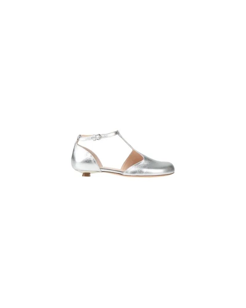 Attilio Giusti Leombruni SCHUHE - Ballerinasauf YOOX.COM Silber
