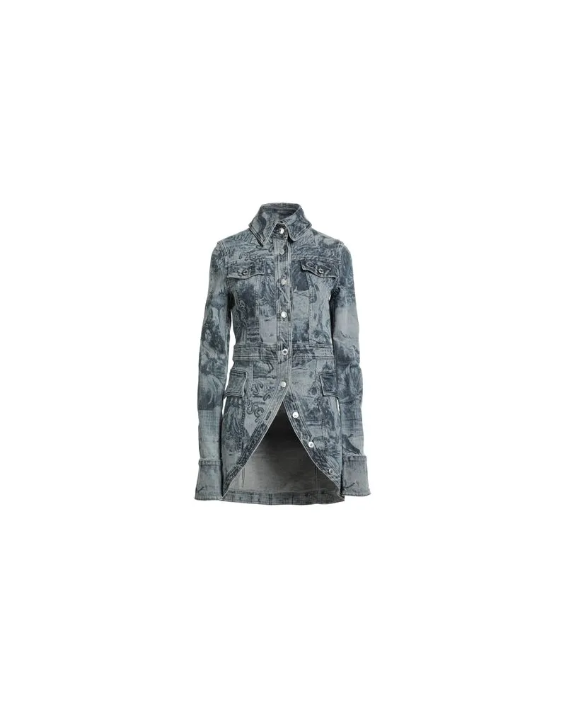 Moschino COUTURE - JACKEN & MÄNTEL - Jeansjacken/Mäntelauf YOOX.COM Blau