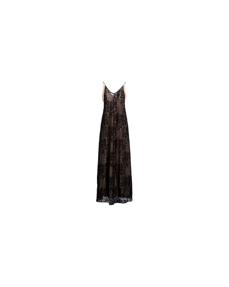 ALYSI KLEIDER - Maxi-Kleiderauf YOOX.COM Schwarz