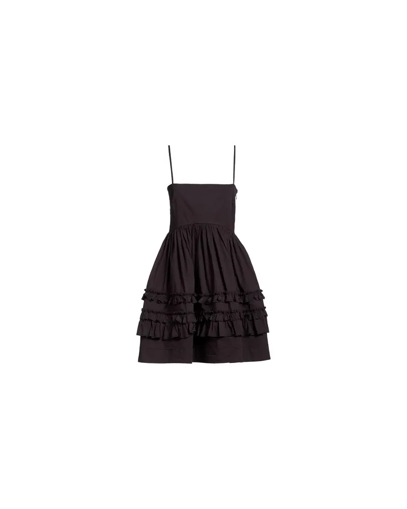 Ganni KLEIDER - Mini-Kleiderauf YOOX.COM Schwarz