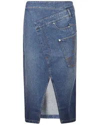 J.W.Anderson Jeansrock Blau