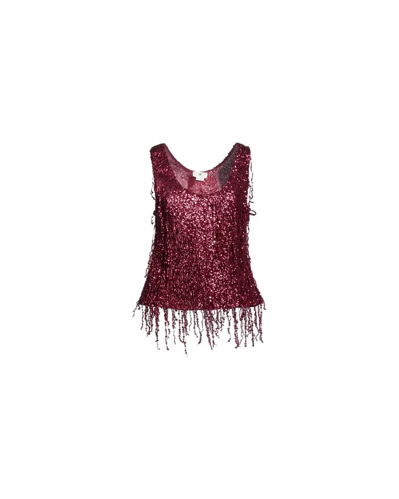 Elisabetta Franchi TOPS - Topsauf YOOX.COM Purpur