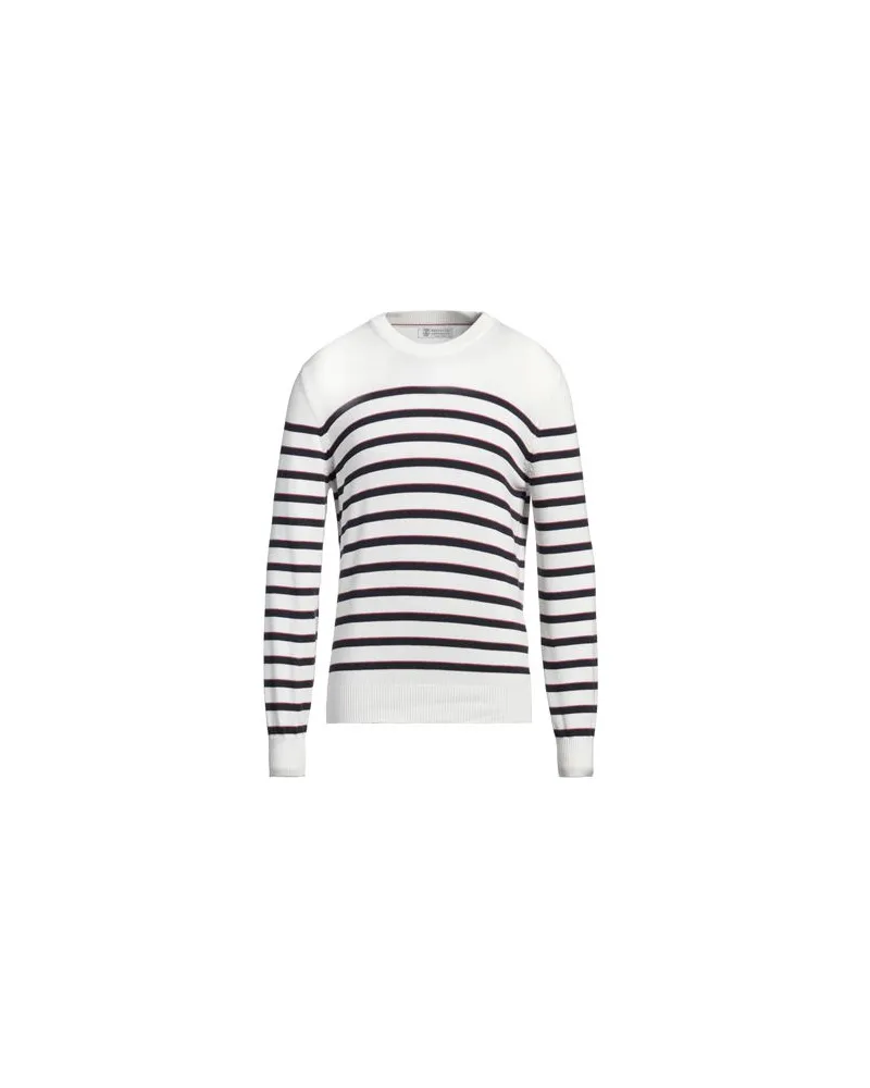 Brunello Cucinelli STRICKWAREN - Pulloverauf YOOX.COM Weiß
