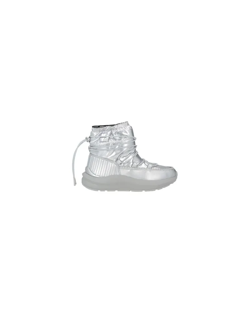 EA7 SCHUHE - Stiefelettenauf YOOX.COM Silber