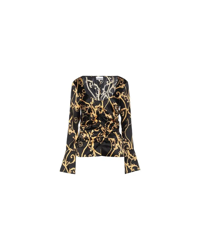 Ganni TOPS - Topsauf YOOX.COM Schwarz