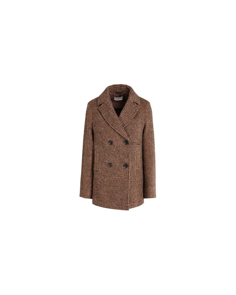 CIRCOLO 1901 JACKEN & MÄNTEL - Mäntelauf YOOX.COM Braun