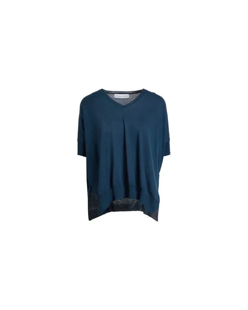 Skills & Genes STRICKWAREN - Pulloverauf YOOX.COM Marineblau