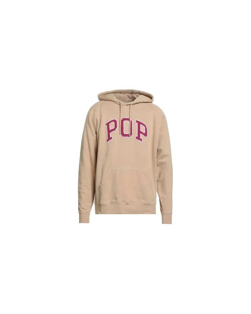 Pop Trading Company TOPS - Sweatshirtsauf YOOX.COM Beige