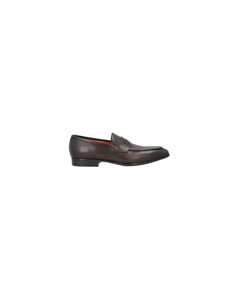 Santoni SCHUHE - Mokassinsauf YOOX.COM Dunkelbraun